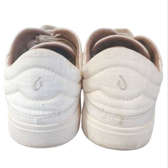 O'lakai Kohu White Sneakers Classic Tennis Shoes Men's size 7 - Picture 7 of 13